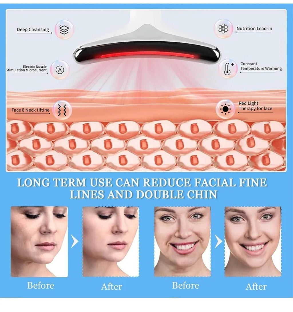 Masajeador  ANTIEDAD- FACIAL- CUELLO-Reductor de Papada