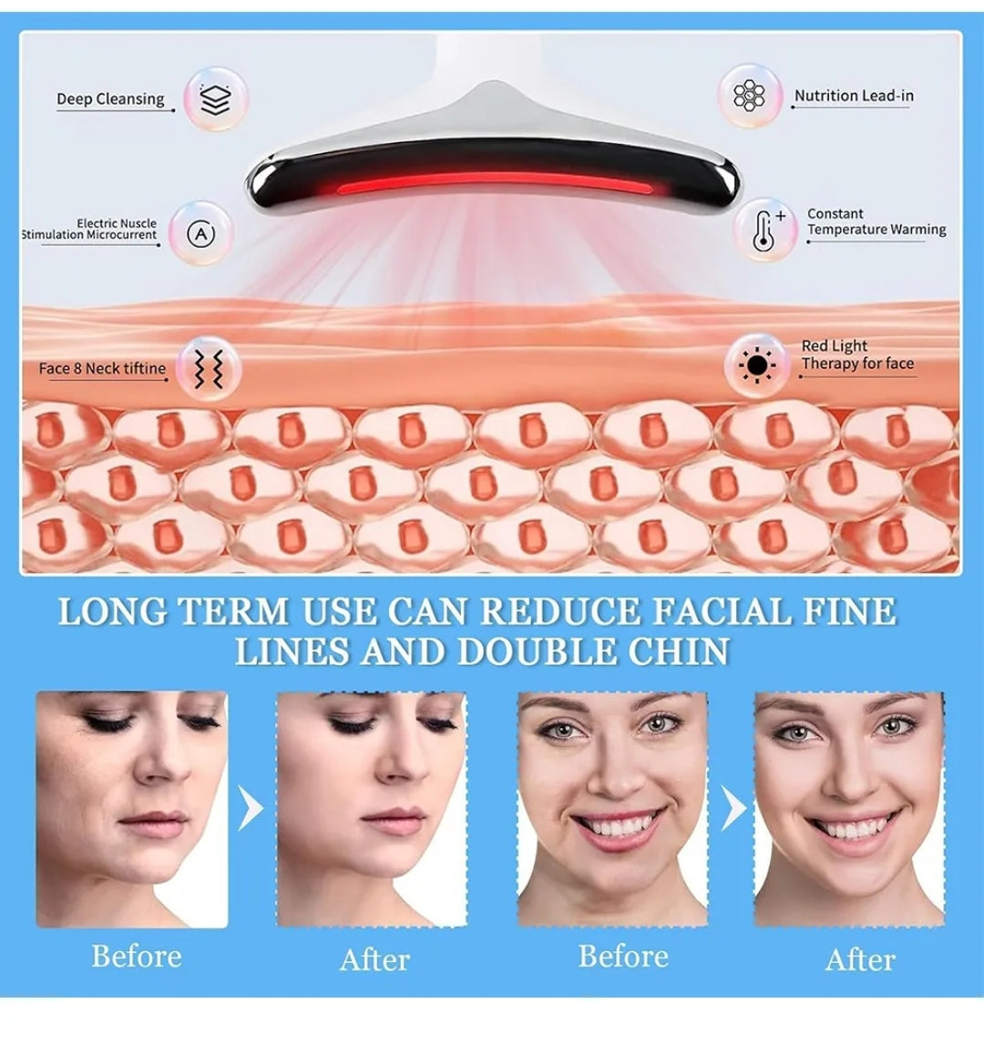 Masajeador  ANTIEDAD- FACIAL- CUELLO-Reductor de Papada